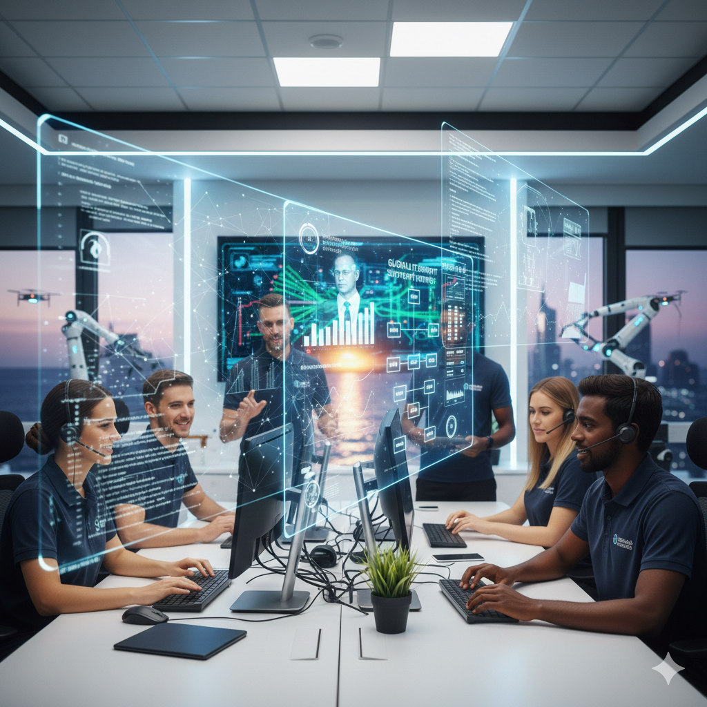 Como as empresas de TI estão adotando inteligência artificial para otimizar serviços